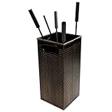 Matériaux de haute qualité pour une utilisation robuste et durable. Le corps est fabriqué en acier robuste et garantit la résistance à une utilisation fréquente. Les outils sont équipés de poignées solides qui permettent une manipulation confortable. Grâce à la finition stable, les différentes pièces sont parfaitement adaptées à l'entretien et à l'utilisation quotidiennes de la cheminée et offrent un soutien fiable lors de la manipulation du bois de chauffage et des cendres