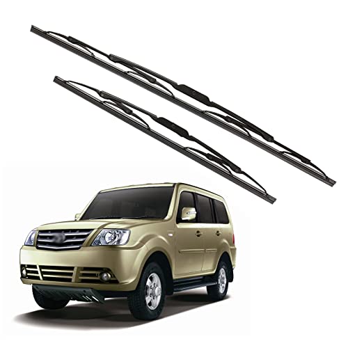 Image of Kylo Windshield Wiper for SUMO GRAND /Conventional and Traditional Metal Type Windshield Water Repellency Scratch Proof Wiper Blades Suitable for SUMO GRAND (Driver Side -20 inch, Passenger Side -20 inch)