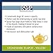RSVP International Stoneware Teapot Collection, Microwave and Dishwasher Safe, 42 oz, Yellow