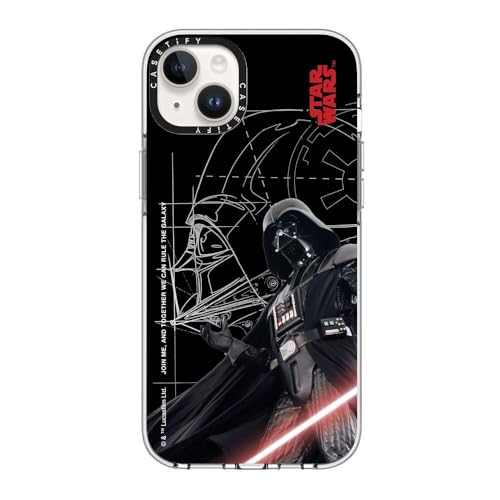 Coque Star Wars CASETiFY iPhone 14 Plus transparente idéale au quotidien pour fan de Dark Vador