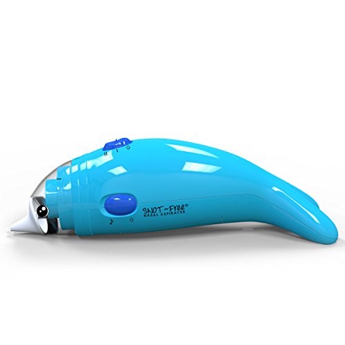  PRIME SALE: Nose cleaner Baby Battery Powered Bugger Sucker - Help Breathing Clean Boogie - Clear Plastic Suction Extractor - Mucus Congestion - Dual Power Sucke Snotty Safe