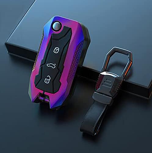 Sanrily キーケース スマートキーケース キーカバー キー保護 キーホルダー フォルクスワーゲン向けの ゴルフ ポロ パサート ジェッタ ビートル シロッコ アマロクcc シャラン アルティ 等に適用 高級 スタイリッシュ 汚れ 滑り 傷 防止 オシャレ リモコン 車 鍵 キー