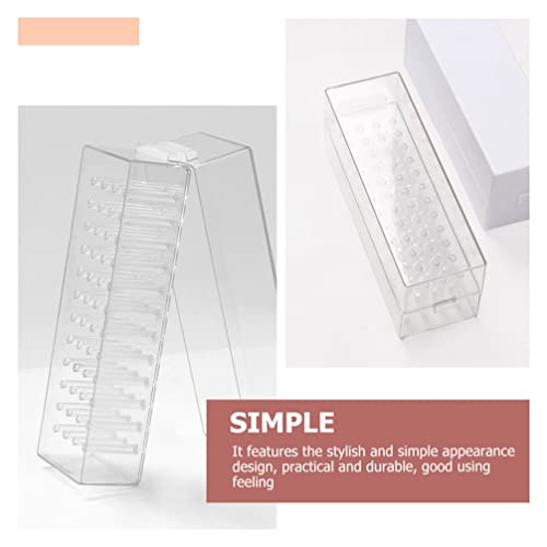 Caja organizadora para brocas de manicure 48 orificios miniatura 3