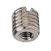 Baxnore 10 Pcs M5×0.8 M10×1.5 Stainless Steel Threaded Inserts, 303 Stainless Thread Repair Kit for Automotive Aviation Electronics, Industrial Grade Damaged Hole Fixing Tool