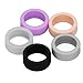 Zunate Smart Ring Cover for Ring Gen 3 / Aizo Ring - Silicone Elastic Anti Scratch Smart Ring Protector for Daily Use, 5 Pcs 5 Colors (M)