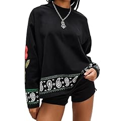 Embroidery Flower Black