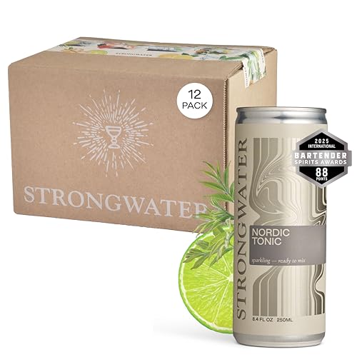 Strongwater Nordic Tonic Water - 12pk (8.4 FlOz) - Tonic Water with Quinine