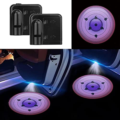 Car Door Lights Projector for Naruto Shippuden Sharingan Anime Anime Sharingan Japanese Animation Naruto Shippuden Sasuke Uchiha, 2PCS Car Door Projector Lights