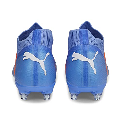 Foto von PUMA Unisex Adults' Sport Shoes FUTURE MATCH MXSG Soccer Shoes, BLUE GLIMMER-PUMA WHITE-ULTRA ORANGE, 46