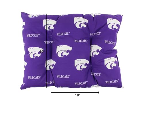 Image of College Covers Everything Comfy Kansas State Wildcats Rocker Pad - Chair Cushion