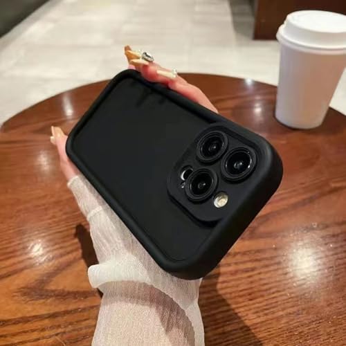 Image of KC Back Cover for Samsung Galaxy M34 5G / F34 5G - Shockproof Soft Bumper Silicone Case with New Camera Protection (Black)