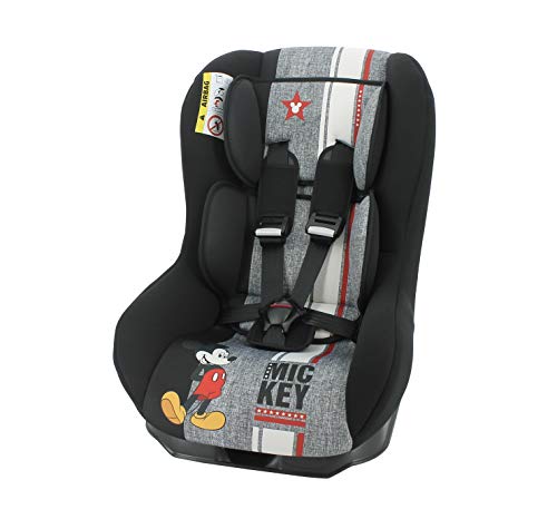 Disney DRIVER Autoasiento Grupo 0/1 (0-18Kg) - Fabriqué en France - Respaldo de carretera 0-10Kg - Inclinable