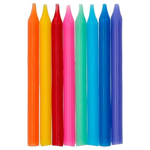 Folat B.V.- Folat Velas Color Pop-6 cm-16 Piezas Adornos para Pas...