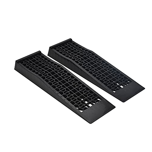 Trintion 2Pcs Heavy Duty Kerb Ramp - 3 Ton Capacity, Low Rise, Wide Car & Van Access