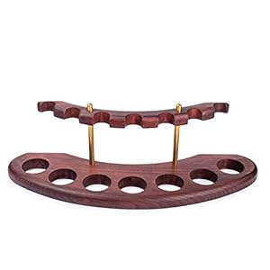 Dr Watson – Wooden Tobacco Pipe Stand – ARCH VII – For 7 Tobacco Pipes, Handmade from Solid Wood
