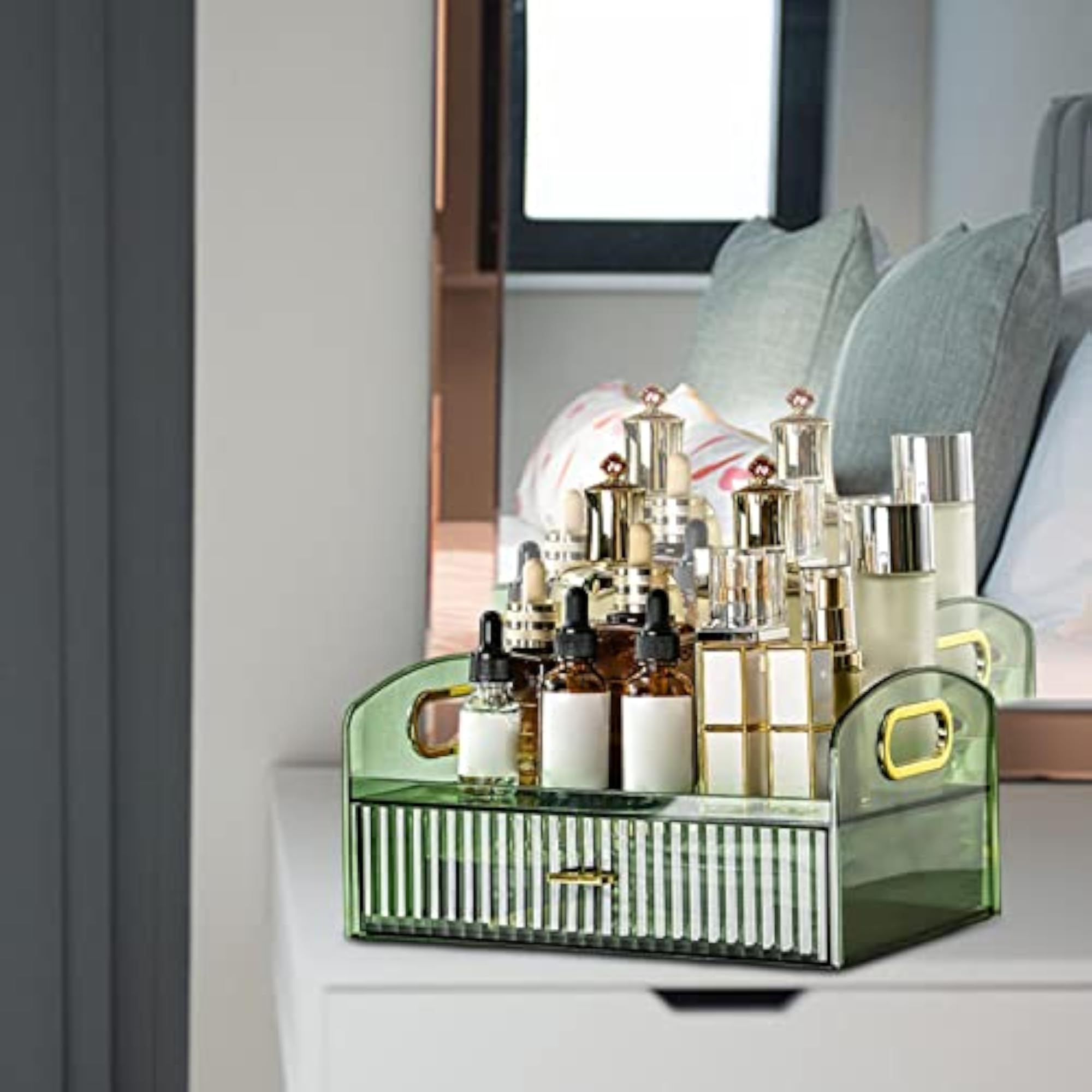 Makeup Storage Box Countertop Organizer