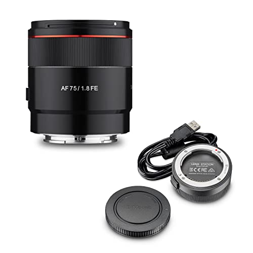 Ficha técnica Samyang AF 75 mm F1.8 FE estación de lente para objetivo retrato Sony E objetivo de retrato completo y APS-C ángulo de visión de 32.9 grados y enfoque automático rápido distancia focal fija - Fernando Cortés