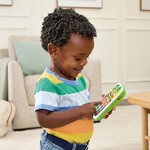 Miniatura 3 de Leapfrog Vtech - Teléfono De Aprendizaje Habla Con Scout, Teléfono Interactivo, Graba Mensajes Y Conversaciones, Desarrollo Del Lenguaje, Regalo Bebés 9 Meses, Versión Esp
