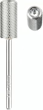 Kiara Sky Professional Nails Stainless Steel Universal Drill Bits for e-file Nail Drill Large Barrel Fine Bit Silver