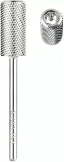Large Barrel Fine Universal Nail Drill Bit for E-file | with Safety Edge for Cuticle and Nails Care | Non-Coated