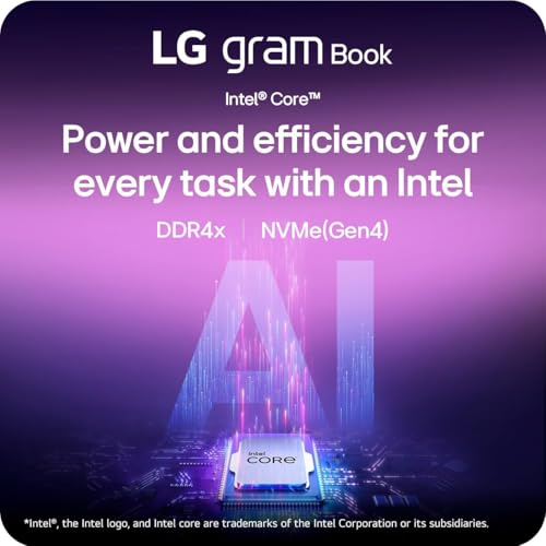 Image of LG gram Book 15 Thin Lightweight Laptop Computer, 16GB RAM, 512GB SSD, AI Copilot in Windows 11 Pro, Intel i5-1334U(10 Cores up to 4.6 GHz), FHD IPS Display, with 5 ave 6 in 1 kit