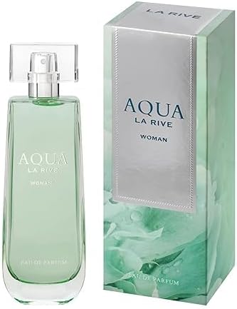 LA RIVE Aqua Parfum Woman Eau de Parfum 90 ml – Floral Fruity Women’s Fragrance with Lemon, Jasmine, Rose, Violets, Vanilla, Fresh Perfume for Women, Summer, Sensual Long-lasting Fragrance for Women