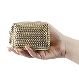 Kitgo Mini First Aid Emergency Clutch Kit -Mother Day Women's Day Gift Compact Safety Pouch Party Bag with 36 Essential Items for Girl Lady Mother Wife Nurse for Girl Lady Mother Wife Nurse (GOLD new)