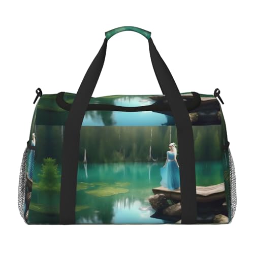 Sac de sport sous le siège fée du lac pour vos séances de fitness et voyages
