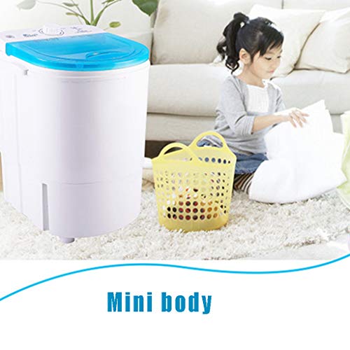 Mini Wasmachine 4.5KG Kleine Semi-Automatische Compacte Wasmachine, met Timer Control Was/Uitdroging Geïntegreerd, 450 X… - Image 5