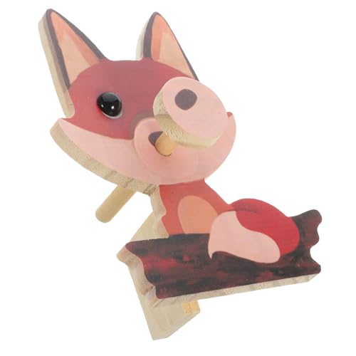 HOOTNEE Glasses Frame Wood Animal Statue Eyeglass Holders Glasses Rack Glasses Display Stand Sunglasses Display Rack Eyeglasses Stand Eyeglasses Holder Adorable Glasses Holder Rack