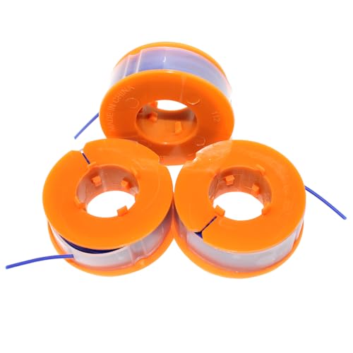 ICOOYO Bobina y línea para Bosch Art23 ART23F ART23GF ART25 ART25F ART26 ART30 ART230 ART300 ART2300 ART2600 ART3000 Qualcast Trim-Lite 23E Trim-Lite 23SE