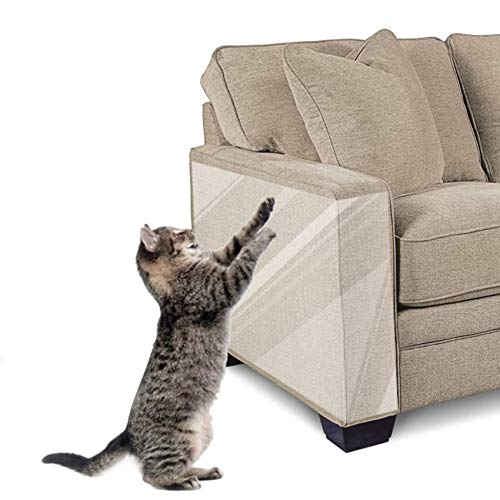 4PCS Sofá Anti-arañazos,Protectores de Sofá para Muebles Tapizados,Protector de arañazos Para Gatos,Gatos Anti-arañazos,Protector de Muebles para Gatos, Protector de Muebles Antiarañazos