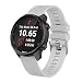 Produktbild ISABAKE Armband für Garmin Forerunner 245/245 Music, 645/645 Music, Vivoactive 3/3 Music, QuickFit Armbänder 20mm Weichsilikon Ersatzarmbänder für Garmin Watch Uhrenarmbänder (Weiß)