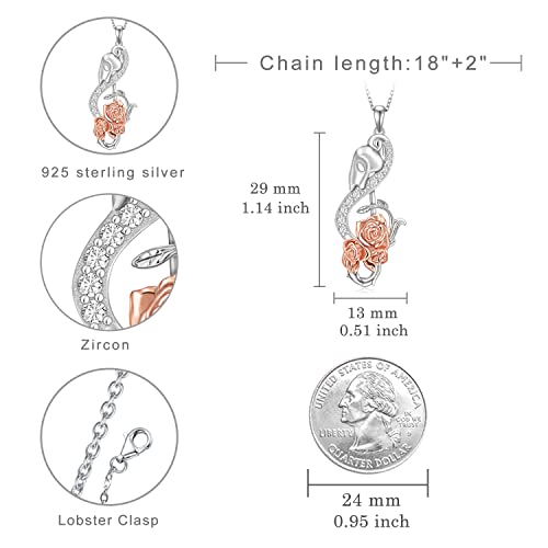 Phantom of the Opera Necklace 925 Sterling Silver Phantom of the Opera Merchandise Necklace Broadway Music Theater Gifts for Women Men4