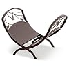 Panacea Eikenblad vouwbak, staal, bruin, 32,5 x 32,5 x 40,1 cm