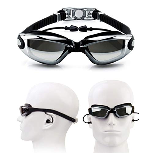 Óculos de natação BESPORTBLE, conjunto de óculos de natação sem vazamento, proteção UV, óculos de na