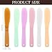 Qianyu 6Pcs Large Makeup Scoops Spatulas Plastic Cosmetic Spatula Face Mask Spoon Stick Applicator Beauty Spa Facial Skin Care Tools for DIY Cream Lotions Moisturizers Mixing and Sampling