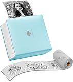 🌟 Facile Connessione Bluetooth: Collega il tuo iPhone o dispositivo Android tramite Bluetooth (compatibile con iOS 8.0, Android 4.0 o versioni successive). Pronto all'uso con un elegante packaging regalo e 1 rotolo di carta per etichette.