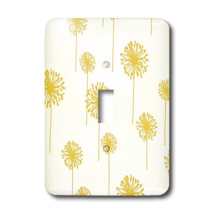 Interrupteur à bascule jaune pissenlit durable 3dRose Lsp_60578_1