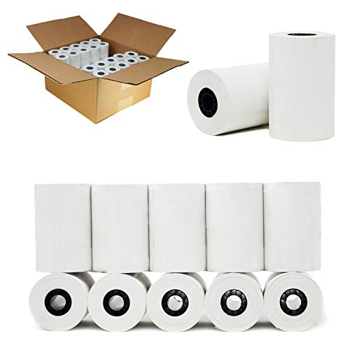 (10 Rolls) 3 1/8" X119' Cash Register Thermal Pos Receipt Paper Roll 50 Gsm Bpa Free For First Data Fd100 Fd200 Fd300 Hypercom T77 - Buyrregisterrolls #TOP26