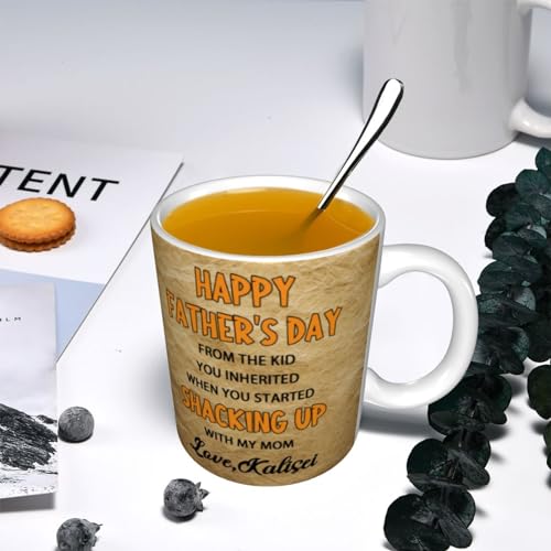 Taza personalizada para padrastro de cerámica 330 ml miniatura 6