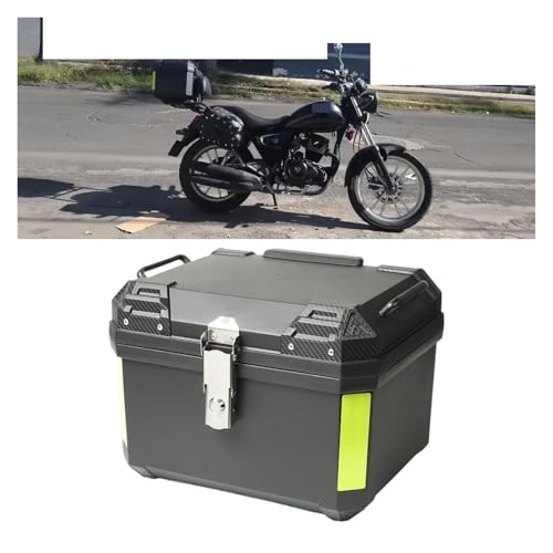 Coffre supérieur moto plastique PP anti-choc de 45L pour sécuriser vos bagages - 2