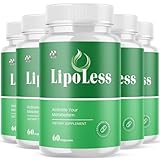 (5 Pack) LipoLess Capsules, Official Lipo Less Supplement Pills with All Natural Ingredients, Advanced Formula for Optimal Health Support with Premium Vitamins for Active Women & Men (300 Capsules)