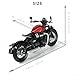 Risopen 1:12 Motorcycle Model Toy for Triumph Bobber Bonneville Alloy Die-cast Motorcycle Model No Assembly Required Mini Moto Collection Gift for Adult （Red）