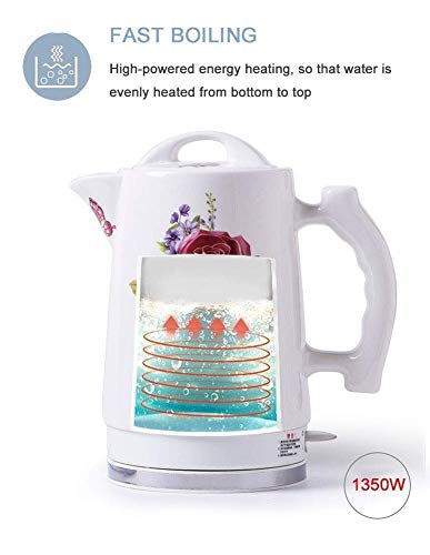 Kettle eléctrico cerámico inalámbrico 1.7 litros miniatura 4