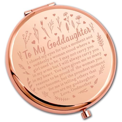 Espejo compacto redondo PLITI Goddaughter miniatura 1