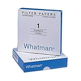GE Whatman 1001-090 Qualitative Filter Papers, Grade 1: 11 um, 90 mm, Paper (Pack of 100)