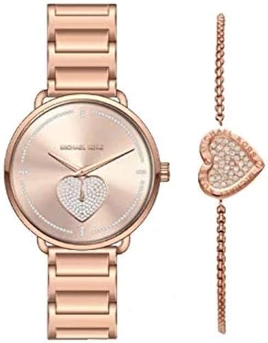 Miniatura 2 de Michael Kors Portia MK4468 - Reloj de acero inoxidable en tono oro rosa para mujer