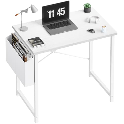 DUMOS 31-Inch Desk with Storage Pocket