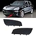 Bayyee 1Pair Front Bumper Left & Right Side Tow Hook Cover Cap Fit for Porsche Cayenne 2008 2009 2010